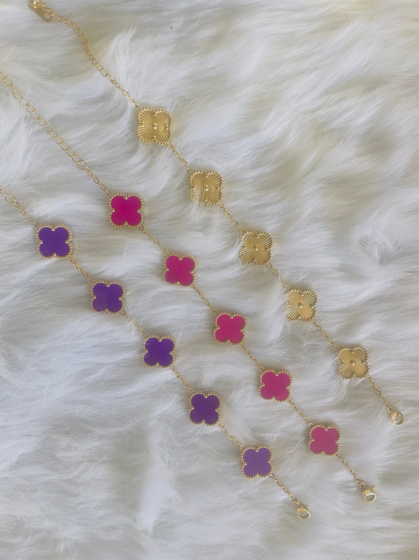 Clover Wrap Around Bracelet