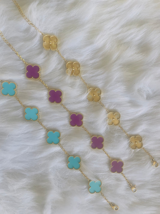 Clover Wrap Around Bracelet