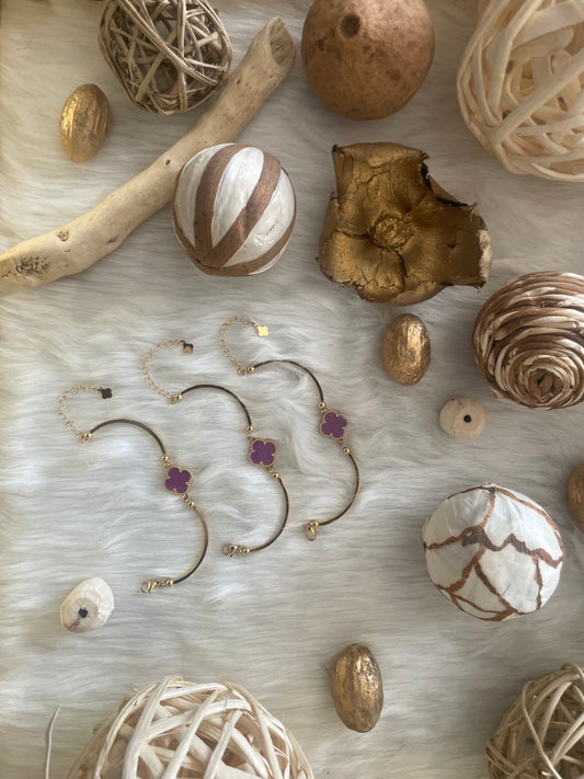 Clover “Periwinkle” Bracelet